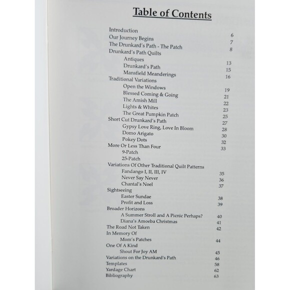 Drunkards Path Quilt The Path Less Traveled Book By Betty Kiser + Pattern - Picture 8 of 16